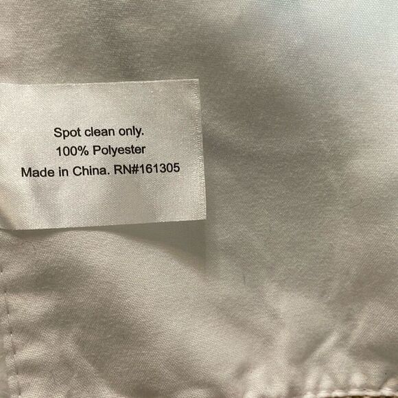 Embroidered Table Runner Blue Beach Bike Spring Basket Flowers Size 70” Length - Picture 9 of 10